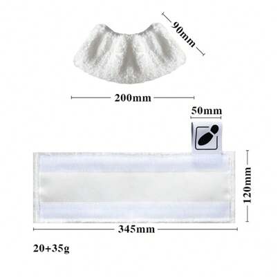 适用于凯驰 Easyfix SC1/SC2/SC3/SC4/SC5 蒸汽拖把布配件备件清洁备用垫