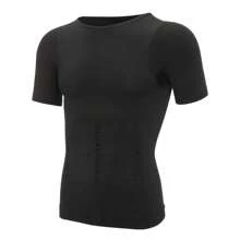 Slimming Mens Tummy Control T-Shirt Abdomen Belly Gynecomastia Compression Shapewear Tops Body Shaper To Hide Man Boobs Muscle T-Shirts Underwear