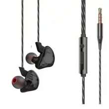 In-Ear Wired Earphones With Dynamic Driver, Metal Noise-Proof Headphones With Inline Control, Earphones For Gaming And Music