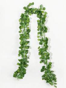 1/6/12/24pcs 6.9ft Ivy Garland Strands Artificial Fake Ivy Leaves Greenery Leaves Hanging Vines Plant Leaves Garland Home Garden Poison Ivy Costume,Artificial Plants,Rose, Decorative Style,Party And Holiday Decorations,Bedroom Accessories Decorations,Valentine's Day And Mother's Day Decorations, Spring Decorations - Green B - View 5