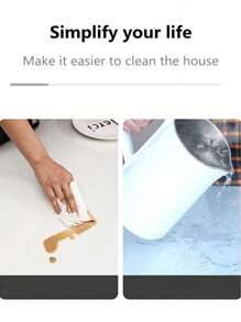 1 bucată 1,5 mm grosime VC transparent dreptunghiular/pătrat minimalist, covoraș de protecție a suprafeței mobilierului, potrivit pentru măsuță de cafea, dulap de noptiere, masă, birou de computer, birou de birou și diferite suprafețe de mobilier, covoraș de masă din sticlă de cristal pentru uz zilnic, potrivit pentru toate anotimpurile