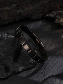 1pc Stainless Steel Simple & Fashionable Bracelet For Men, Jewelry Gift Suitable For Daily Wear - Bracelet - View 16