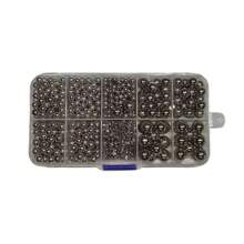 Máquina De Instalación Manufacturado De Perla Faux, Máquina De Fijación De Remaches Con 1000 Unidades En 5 Tamaños De Perlas De Imitación Redondas Y Remaches De Perlas De Imitación Para Sombreros / Zapatos / Ropa / Bolsos - Beis - Ver 11