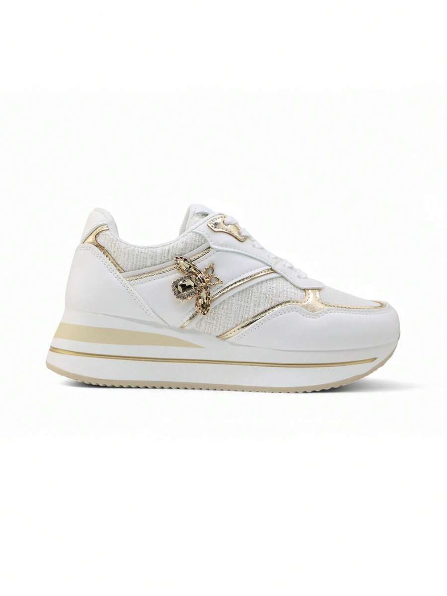 Women's Comfortable, Versatile, Casual Sports Shoes, Minimalist And Practical Multi-Function - White - View 1