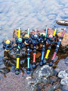 SOUGAYILANG Basic/Lightweight And Portable Complete Fishing Rod Kit – Telescopic 1.8M/5.9FT Rod, Spinning Reel & Accessories – Ideal For Beginner & Pro Anglers - Multicolor - View 10