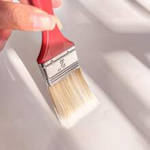 3pcs Wooden Handle Paint Brushes, 1 Inch, 2 Inch, 3 Inch, PET Soft Bristle Durable Cleaning Brush With ABS Handle, Home Decor Wall Painting Tool