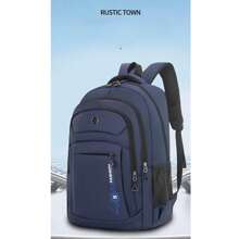 Unisex Fashion Backpack: Suitable For School, Work Or Travel - Soft Shell, Oxford Cloth And Zipper Closure - Multicolor - View 5