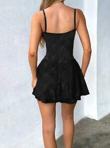 Sexy verführerisches Swing-A-Linien-Camisole-Kleid, schlankmachend