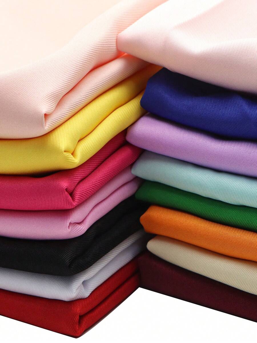 1 件平纹涤纶面料，适合缝纫和绗缝，非常适合 DIY 工艺品、剪贴簿和手工项目 - 彩色 - 查看 1