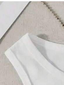 MODAS CHOPIS CRIP TOP CUELLO REDONDO SIN MANGAS SUBLIMADO CON DISEÑO DE OSO CORAZON - Blanco - Ver 2