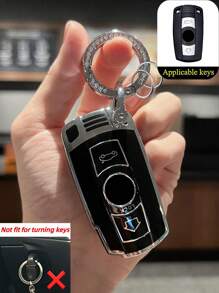 1 Pc TPU Car Key Protection Cover, Fit For BMW E90 E60 E70 E87, 3 5 6 Series, M3 M5 X1 X5 X6 Z4, E71 E72 E88 E89 E91 E92 Models, Keyless Car Accessories