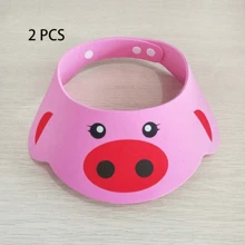 Czepek prysznicowy z motywem kreskówkowym, wodoodporny czepek do mycia włosów, miękki regulowany czepek prysznicowy EVA, czepek do mycia włosów do łazienki, przenośny czepek prysznicowy