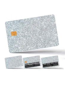 Bộ 4 miếng dán thẻ lấp lấp, bao đựng thẻ lấp lánh, phong cách sang trọng Dubai, họa tiết lấp lánh bạc ánh sao mờ, màu sắc rực rỡ, phù hợp với thẻ tín dụng, thẻ ghi nợ, thẻ giao thông, thẻ ra vào, có khả năng chống nước, chống trầy xước, chống trượt, chống bám vân tay, bảo vệ thông tin cá nhân, có thể dùng để trang trí thẻ tín dụng, thẻ ngân hàng, thẻ giao thông, phù hợp cho cả nam và nữ, món quà thú vị dành cho chồng, vợ, bạn bè. - Nhiều màu - Xem 12