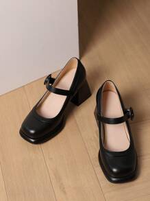 Chaussures à talons compensés imperméables de mode européenne et américaine pour femmes, nouvelles escarpins à bouts pointus style "babies" pour le printemps