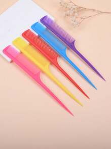 5pcs/Set Kids Hair Combs, Hair Parting Line Styling, Hairstyle Comb, Dressing & Brushing, Hair Braid - Multicolor - View 9