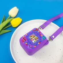 Silicone Protective Cover For BitzeeInteractive ToyDigital Pet Beezeepet Electronic Pets, Colorful Cartoon Animal & Food Pattern, Super Cute & Fun Gift For Kids, Full Body Protection, Soft Silicone, Anti-Drop Anti-Scratch, With Lanyard (Note: Only The Protective Cover And Lanyard Are Included, The Device Is Not Included) - Multicolor - View 4