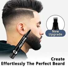 Beard Filling Pen Removable Easy-To-Use Filling Pen Easily Create Thick Beard Hairline