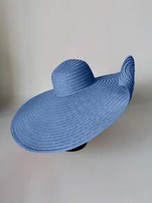 1 件女式/特大檐 70 厘米/27.56 英寸直径草帽太阳帽夏季圆顶太阳帽遮阳帽沙滩旅行帽 - 70cm/27.56in 大帽簷 - 查看 23