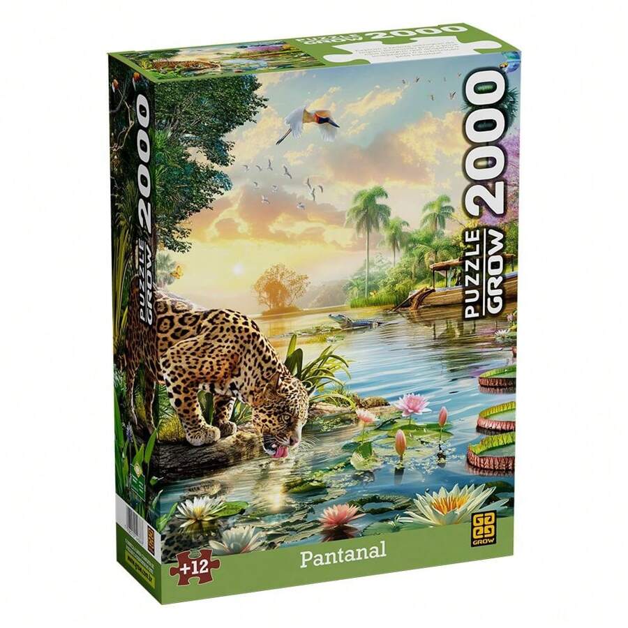 Loja Grow 2000 Piece Pantanal Puzzle - 彩色 - 查看 1