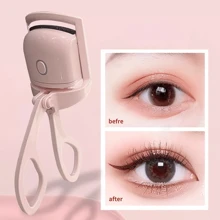 Heated Eyelash Curler Rechargeable USB Electric Mini Lash Curler New In Box - Pink - View 3