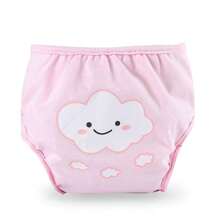 4 件可调节、防水、可重复使用的尿布裤，适合幼儿男孩和女孩，如厕训练，防漏，四季皆宜的礼物 - 彩色 - 查看 6