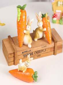 Modular Bunny Sculpture Set, Suitable For Easter, Spring Festival, Home Decor