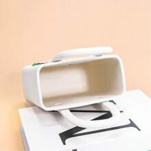 Miniso 飞天小女警系列镂空小手提包，6.3*8.27*3.15英寸，卡通可爱，方便携带（1个） - 白色 - 查看 4