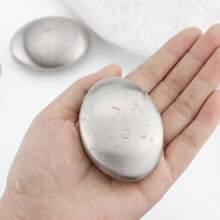 2 件装不锈钢肥皂，神奇金属除臭棒，去除手上和皮肤上的鱼、洋葱、大蒜气味，适用于厨房