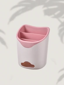 3Pcs Cutlery Storage Boxes, Fork, Spoon, Chopstick Cutlery Rack, Sink, Wall Mounted Storage Rack, Upgraded Double-Layer Design With Self Draining Function, Farmhouse Kitchen Cutlery Box Countertop, Kitchen, Bathroom Storage Box, Christmas/Valentine's Day And Other Holiday Gifts, Suitable For Kitchen, Bathroom, Makeup Brush, Table, Pen, Pencil, Give Your Family A Warm Gift