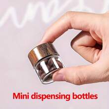 1/6pcs Mini Glass Jars - 0.33oz Portable Containers, Suitable For Travel, Picnics, Camping And Kitchen Use. Great For Carrying On The Go, Odorless, Made Of Glass. - Multicolor - View 7