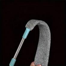 Uitschuifbare stofafscheider, supermicrovezelstofdoek voor het schoonmaken onder bedden, banken en huishoudelijk schoonmaken, ideaal schoonmaakgereedschap voor seizoensgebonden schoolreiniging