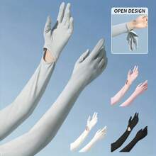Lightweight UV-Blocking Arm Sleeves With Cooling Effect For Summer Outdoor Activities Such As Cycling, Lightweight Breathable Design