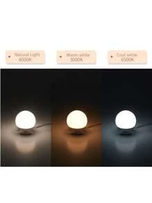 16 Bulbs LED Makeup Mirror Light With USB Adapter,Rotatable Ball Lights Bulb For Room Makeup Mirrow Decoration