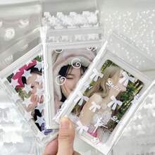 50pcs/100pcs Gift Bags; Gift Packaging Supplies; Gift Packaging Bags Printed Self-Adhesive Bags Small Cards Opp Packaging Bags Simple Transparent Packaging Self-Sealing Bags