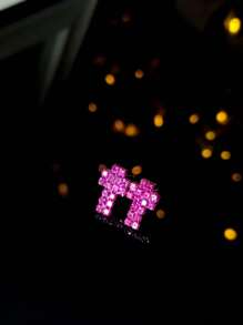 Ascension Day Cross CZ Crystal Earring Stud For Mean And Women 1 Pair