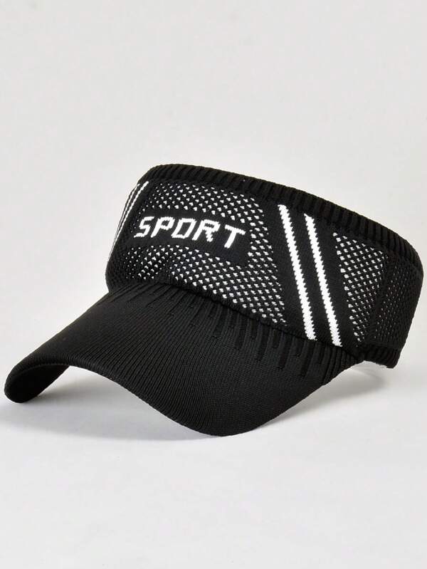 قبعة شمسية نسائية، من الشبك قابلة للتنفس، قبعة رياضية مفتوحة الأعلى لفصل الصيف