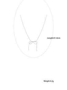 1pc Girl's Delicate Velvet Bow Pearl Decor Necklace, Minimalist Korean Style Choker Necklace