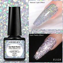 FOUR LILY 7ml Glitter Diamond Gel Nail Polish New Reflective Disco Shiny Nail Polish Ultra-Shimmer Nail Gel For DIY Manicure - Multicolor - View 14