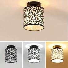 Minimalist Creative Entrance Hallway Porch Light, Nordic Style Luxury Crystal Small Ceiling Light Fixture, Excluding Bulbs