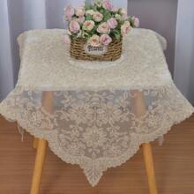 1 Pc Rope Embroidered Table Cloth, Table Runner, Doilies, Placemat,1 Pair Napkin(2 Packed Per Bag), Size: 85cm*85cm, 40cm*100cm, 40cm*120cm, 40cm*150cm, 40cm*40cm Square, 40cm Round, 28cm*28cm(Napkin), Traditional Style, Best Decoration For Dinning Table, Coffee Table, Suitable For Parties, Celebrations, Holidays And Daily Life.