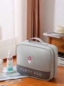 1pc Medical Organizer, Multi-Functional First Aid Bag, Medicine Pouch, First Aid Box, Medical Supplies, Multi-Layer Medicine Organizer Box, Pill Storage Box, Camping & Hiking Essential, Travel Accessory, Storage Box Medicine Box Home First Aid Kit Handbag Outdoor Large Storage Bag Medical Bag Portable Travel Medical Pack Travel First Aid Bag Medicine Storage Bag Home Medical Bag Epidemic Prevention Bag Health Bag