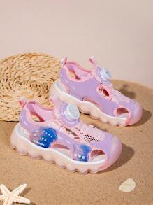 Kinderen Jongens Outdoor Stijl Slip-Resistant, Slijtvaste Sportsandalen Met Leren Mesh Ontwerp, Ademend, Schokabsorberend, Geschikt Voor Dagelijks Gebruik En Buitenactiviteiten, Lente/Zomer