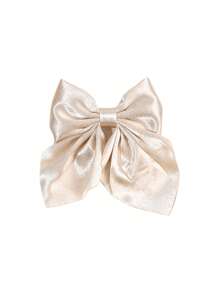 1 pièce nœud papillon personnalisé avec nom, nœuds papillons pour les cheveux des filles. Barrettes à pince alligator avec nœud papillon de couleur unie. Barrettes élégantes en ruban de satin unicolore. Accessoires pour cheveux pour filles, cadeaux de mariage et d'anniversaire, accessoires de cheveux pour mariée et tout-petits