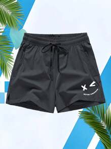 Pantalones cortos deportivos unisex para entrenamiento de fitness, baloncesto, correr, maratón, uso al aire libre, de secado rápido, para natación y playa