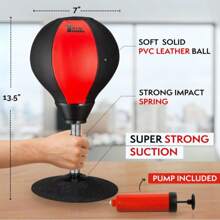 Desktop Boxing Bag - Can Be Attached To The Office Desk, Heavy-Duty Decompression Boxing Bag, Cool Office Items, White Elephant Gift, Suitable For Bosses Or Colleagues