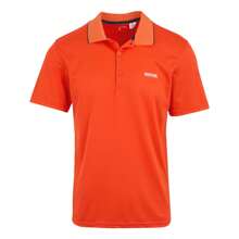 Regatta Mens Maverick V Active Polo Shirt (Tangerine Tango) - Burnt Orange - View 1