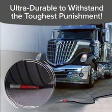 Manguera de bolsillo Silver Bullet 2.0 extensible para jardín de 50 pies con boquilla Turbo Shot AS-SEEN-ON-TV, sin plomo, conectores de aluminio sólido, válvula de fácil encendido/apagado, sin - Negro - Ver 5