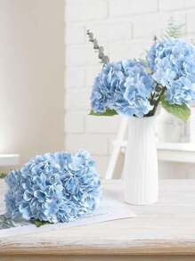 3/6/4/8PCS Artificial Hydrangea, Fake Hydrangea, Faux Plant, Spring Decoration, High-Quality Artificial Flower For DIY Wedding Bouquets, Parties, Home, Living Room, Kitchen, Garden, Hotel, Office, Study Room, Room Decor, Valentine's Day Gift,Teacher's Day,Nurse Gift,Fall Decor