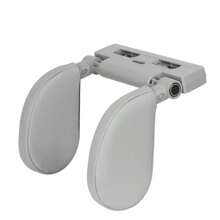 1 Set Zorunowa Solid Color PVC Leather Memory Foam Car Side Support Head Pillow Neck Pillow, Adjustable And Comfortable For Long Journeys - Multicolor - View 12