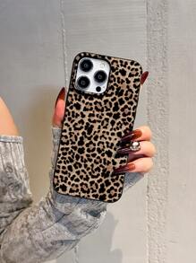 1.5 毫米厚豹纹防震手机壳适用于 Apple 17、17 Pro Max、16 Pro Max、15、14、13、12、11 Pro Max、XS Max、X、XR、8、7、Plus、Mini，适合作为生日礼物、女朋友、男朋友或个人使用